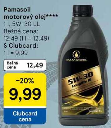 Pamasoil motorový olej, 1 l