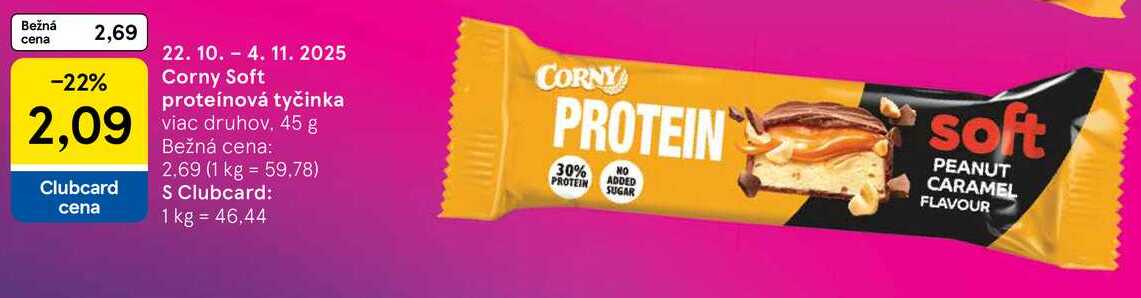 Corny Soft proteínová tyčinka, 45 g