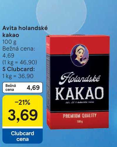 Avita holandské kakao 100 g