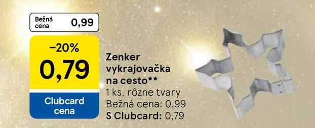 Zenker vykrajovačka na cesto 1 ks