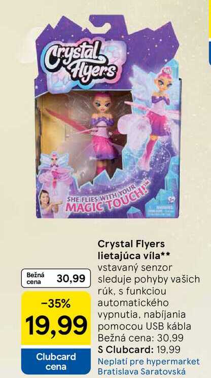 Crystal Flyers lietajúca víla 