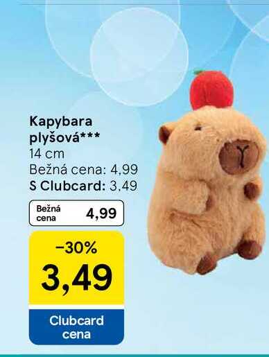 Kapybara plyšová 14 cm