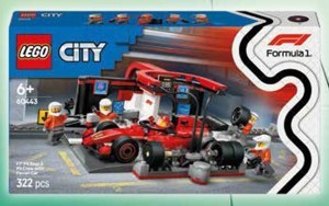 LEGO® City 60443 Zastávka v F1® a Pit Crew s autom Ferrari