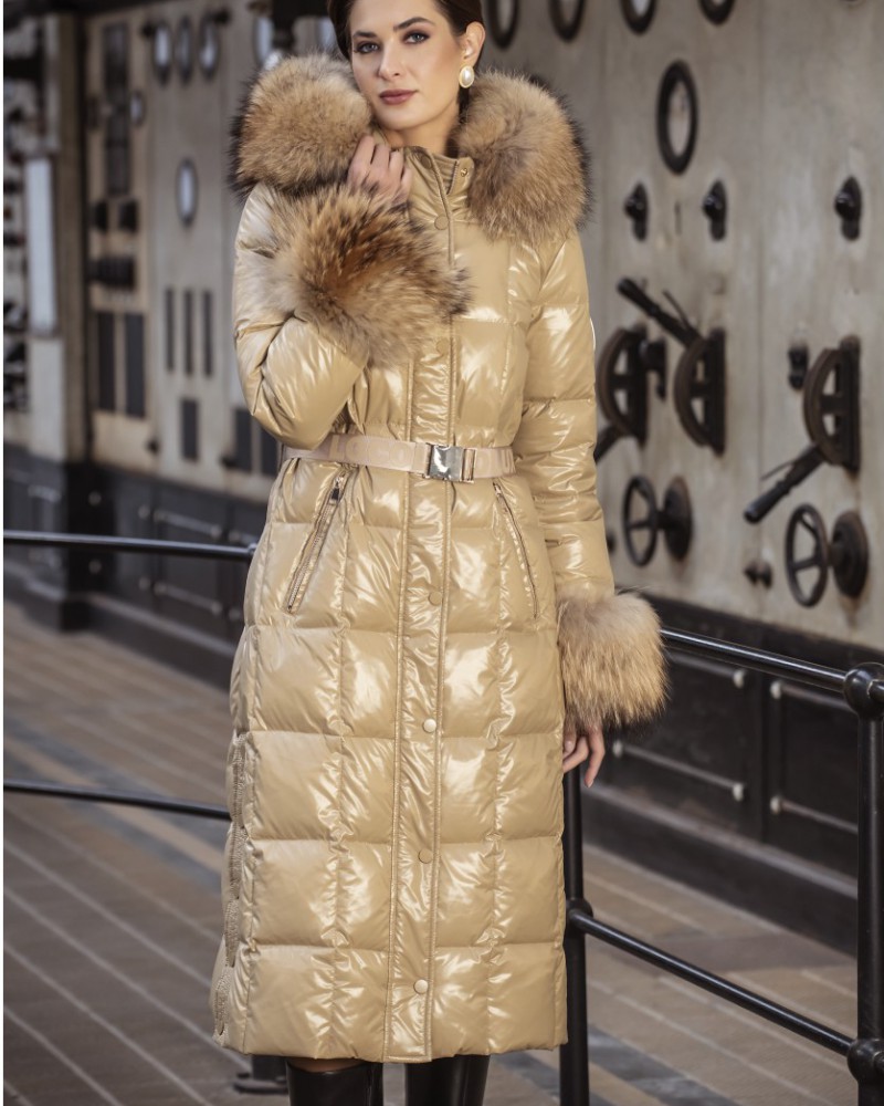 Bunda LOCO LUXO dámska 6028 Camel