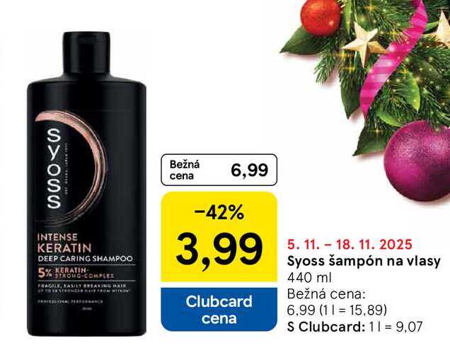 Syoss šampón na vlasy 440 ml