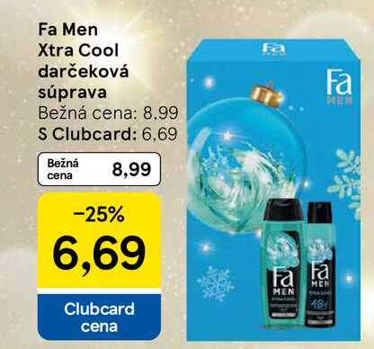 Fa Men Xtra Cool darčeková súprava 