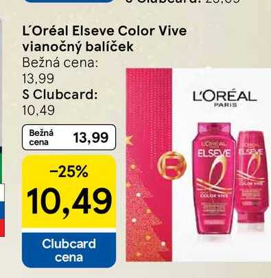L'Oréal Elseve Color Vive vianočný balíček