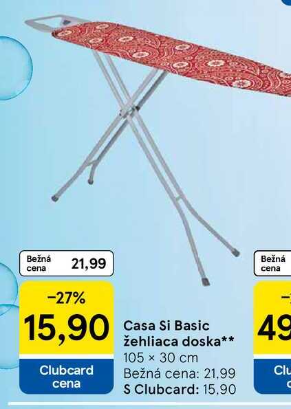 Casa Si Basic žehliaca doska 105 x 30 cm