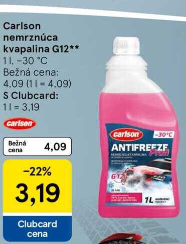 Carlson nemrznúca kvapalina G12 1L. -30 °C