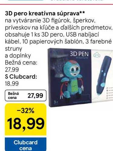 3D pero kreatívna súprava