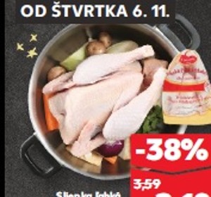 Sliepka ľahká bez drobov