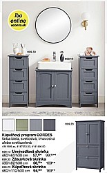 Kúpeľňový program GORDES - Umývadlová skrinka