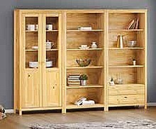 ZOSTAVA KNIŽNÍC TORINO 68070BK, kov. úchytky