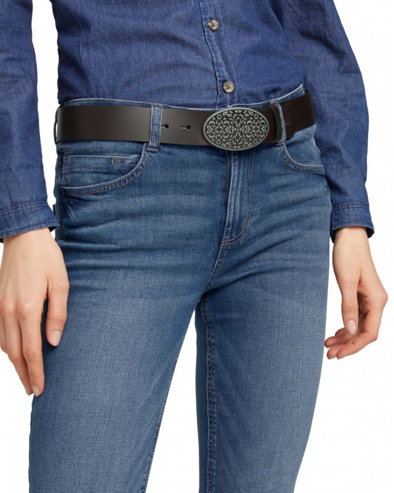 Opasok TOM TAILOR dámsky kožený 00711-0007 6000