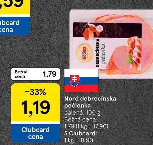Nord debrecínska pečienka balená, 100 g