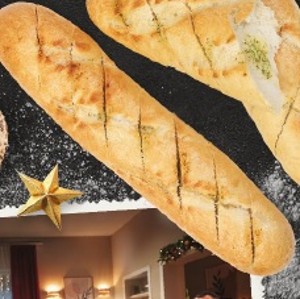 Bageta s cesnakovým maslom