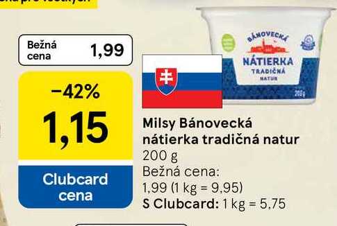 Bánovecká nátierka tradičná natur 200 g