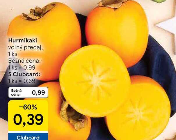 Hurmikaki voľný predaj 1 ks