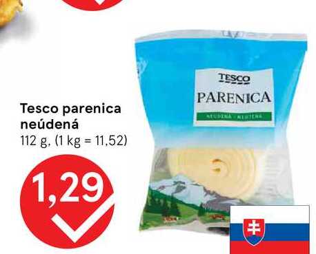 Tesco parenica neúdená 112 g