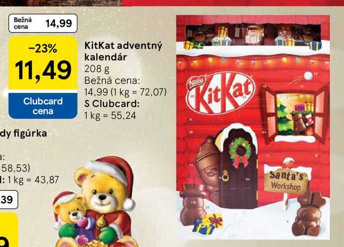 KitKat adventný kalendár 208 g
