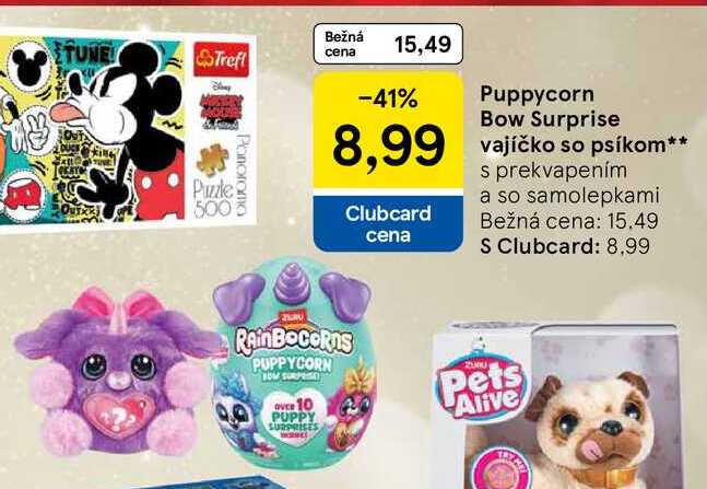 Puppycorn Bow Surprise vajíčko so psíkom