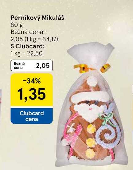 Perníkový Mikuláš 60 g  