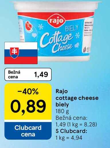 Rajo cottage cheese biely 180 g