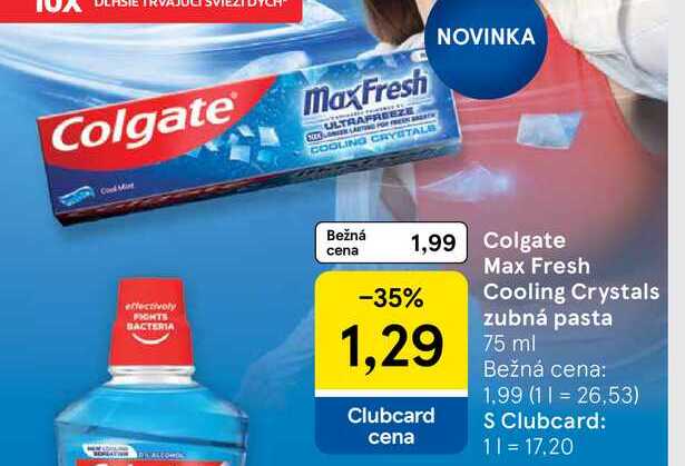 Colgate Max Fresh Cooling Crystals zubná pasta 75 ml