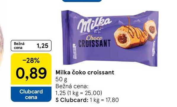 Milka čoko croissant 50 g