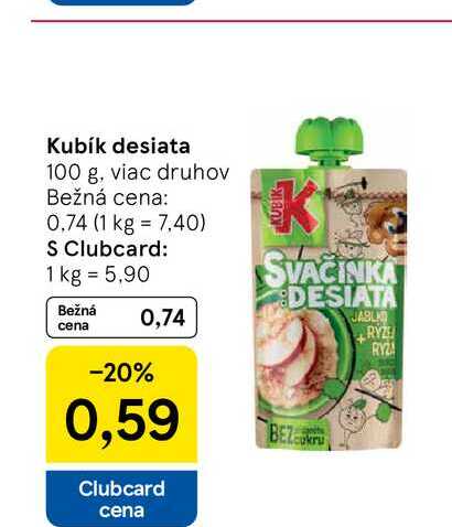 Kubík desiata 100 g