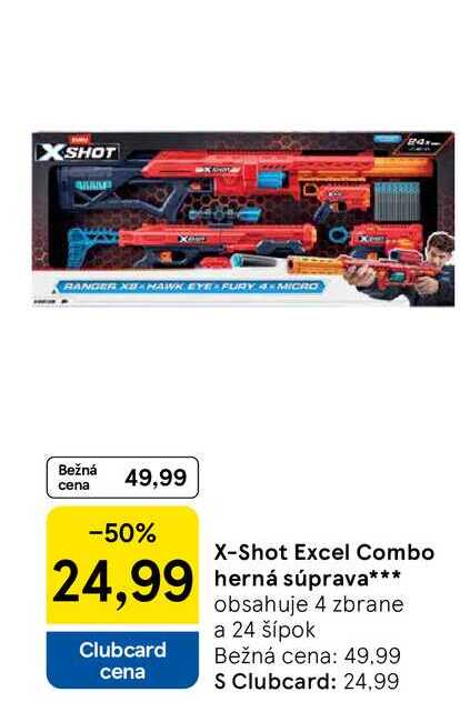 X-Shot Excel Combo herná súprava