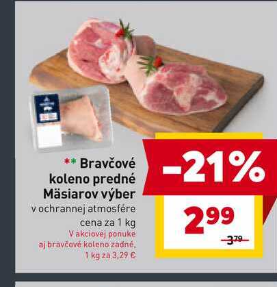 Bravčové koleno predné 1kg