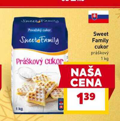 Sweet Family Práškový cukor 1 kg