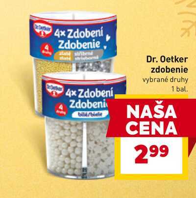 Dr. Oetker zdobenie vybrané druhy 1 bal. 