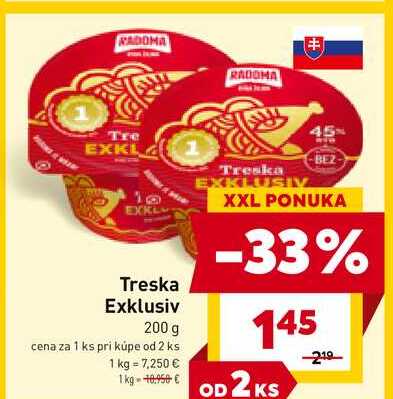 RADOMA Treska Exklusiv 200 g 