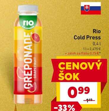 Rio Cold Press 0,4l