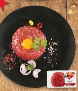 Tatársky biftek z hovädzieho stehna