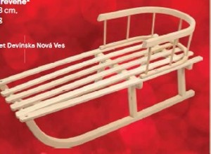 Sánky s ohrádkou drevené*
