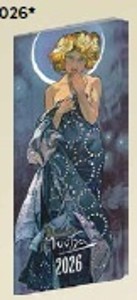 Vreckový plánovací mesačný diár Alfons Mucha 2026*