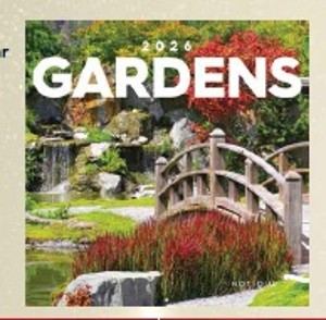 Poznámkový nástenný kalendár Záhrady 2026*