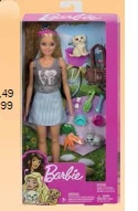 Barbie bábika so zvieratkami
