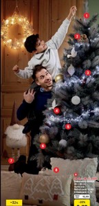 Závesná dekorácia vianočná guľa