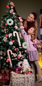 Vianočný cukrový škriatok s dlhými nohami