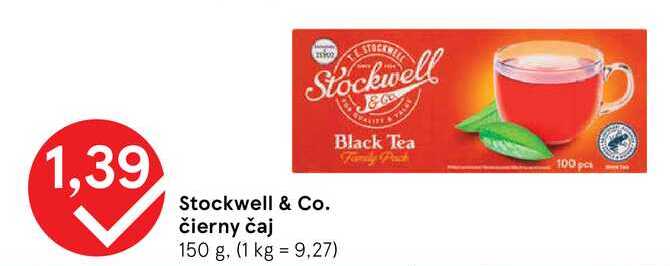 Stockwell & Co. čierny čaj 150 g