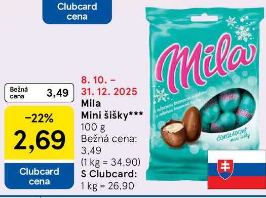 Mila Mini šišky 100 g