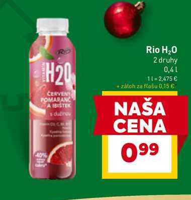 Rio H₂O 2 druhy 0,4l