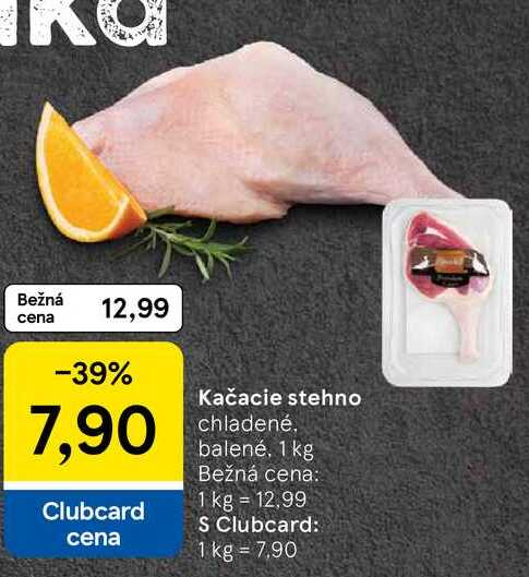 Kačacie stehno chladené balené, 1 kg 