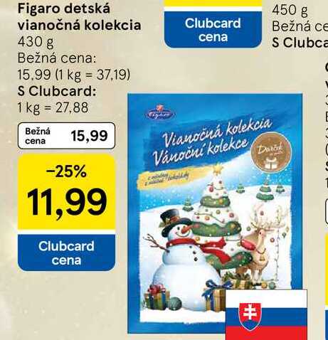 Figaro detská vianočná kolekcia 450 g