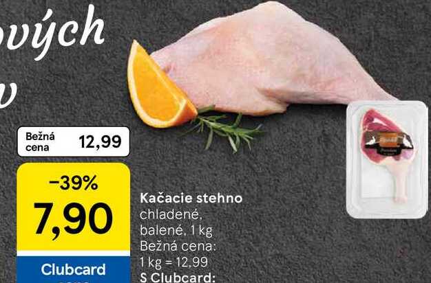Kačacie stehno chladené, balené 1 kg