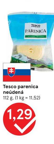 Tesco parenica neúdená 112 g